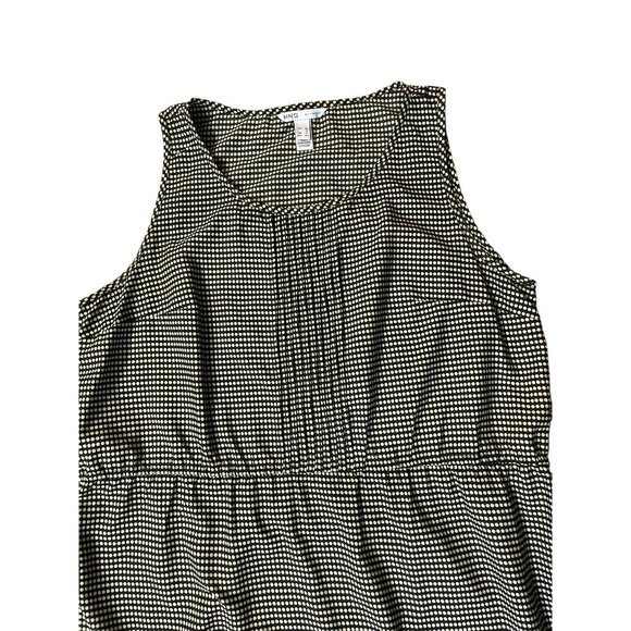MNG by Mango Dress Womens XXL Used Black Tan Sleeveless - Picture 5 of 11